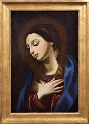 Virgin in prayer - Emilian Master - late of the 17th century